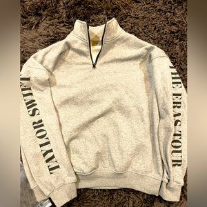 NEW Taylor Swift Eras Official Merch Zip Pullover Medium (8/4/23 LA show)